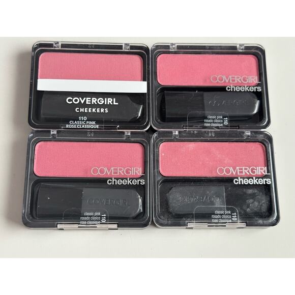 COVERGIRL Lot of 4 Cheekers Blush classic pinkcolor 110 .12 oz - Picture 1 of 4